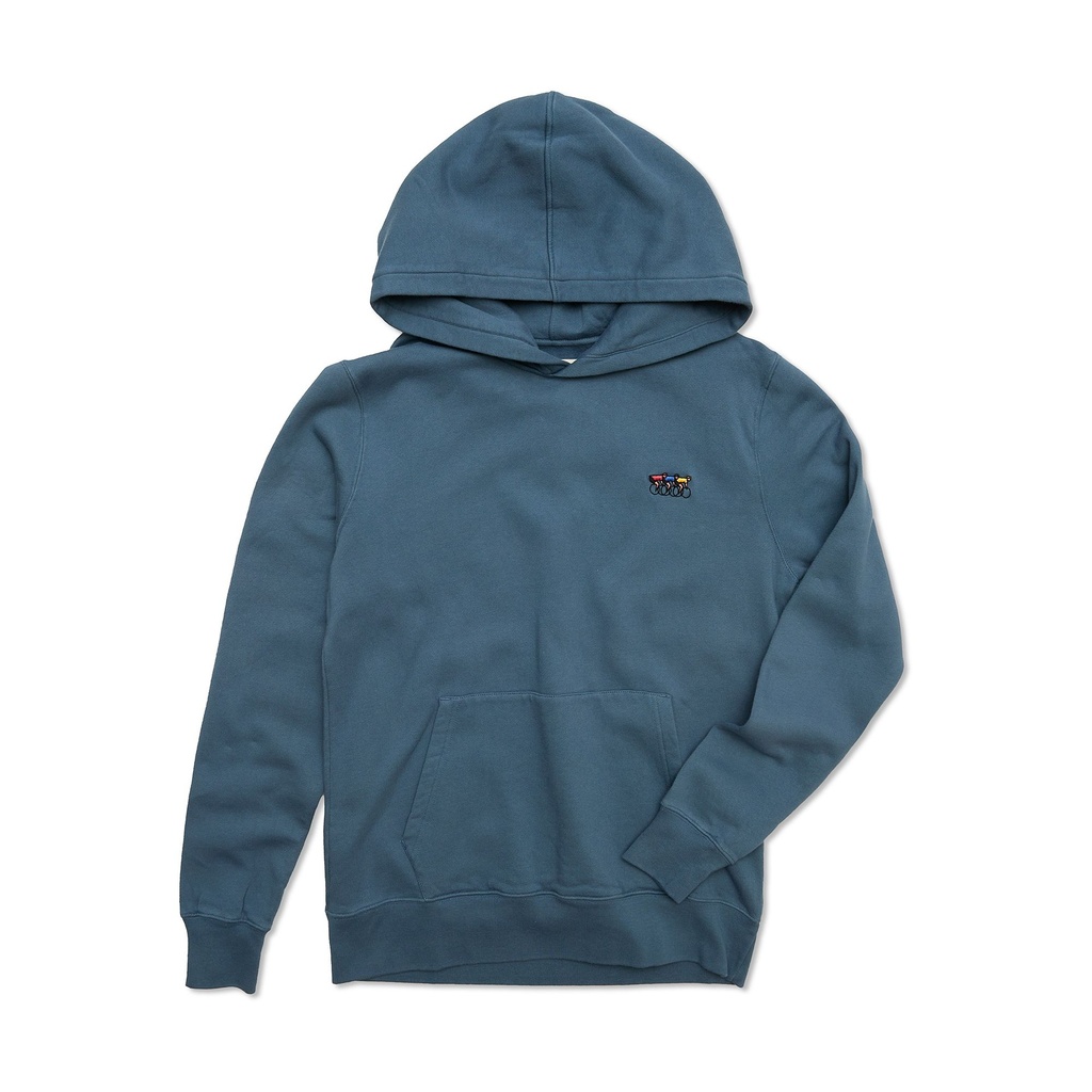 Erstwhile Hoodie 'Waaier' (breezy blue)