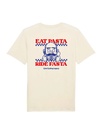 T-shirt 'Eat pasta ride fasta'