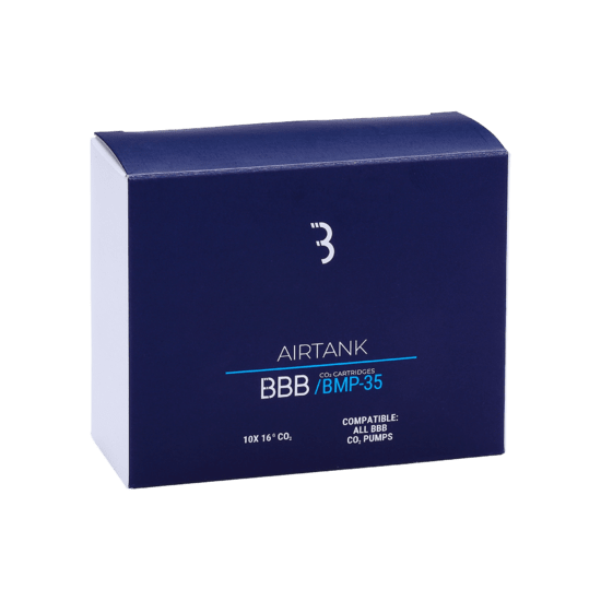 Luchtpatroon BBB 10x16f-gr CO2 ( per doos)