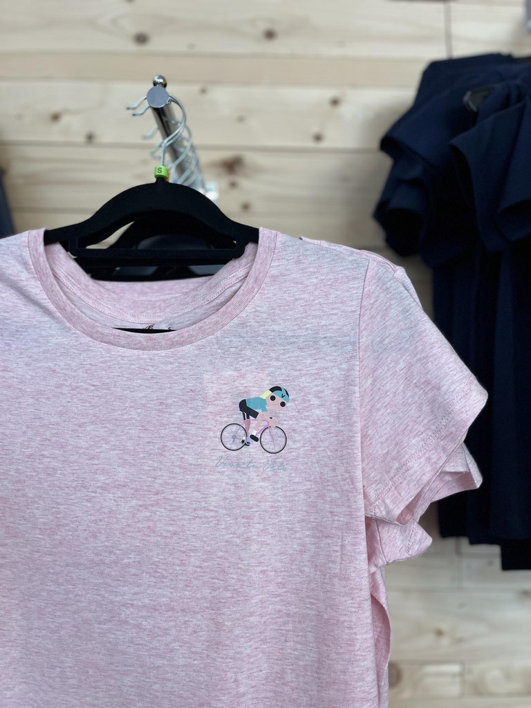 T-shirt Female rider (Roze)