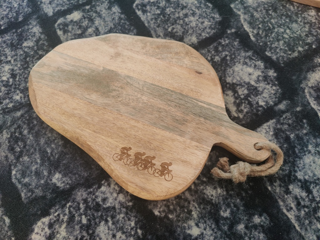 Snijplank Cobbles 'Peloton' naturel ovaal