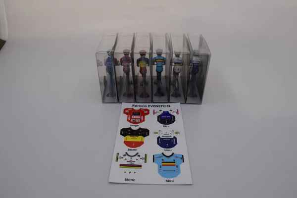 Miniatuurfietsen 'Remco Evenepoel' (set van 6 )