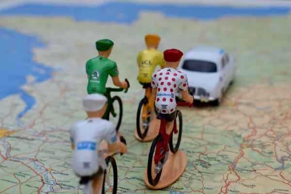 Miniatuurfietsen 'Tour de France' (set van 3)