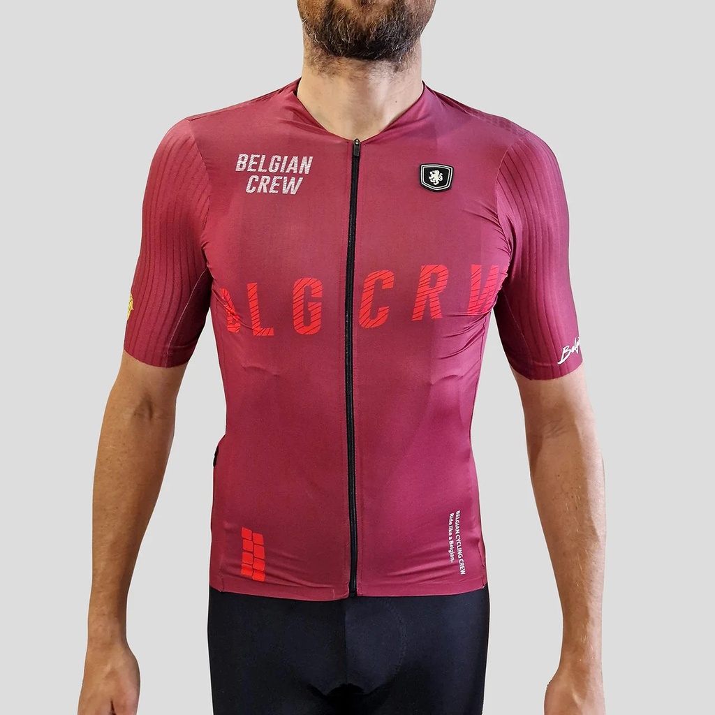 Belgian Crew Jersey shortsleeve limited 'Ronde' Red (XS)