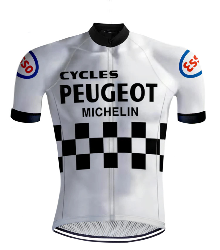 Jersey 'Peugeot ' wit (S)