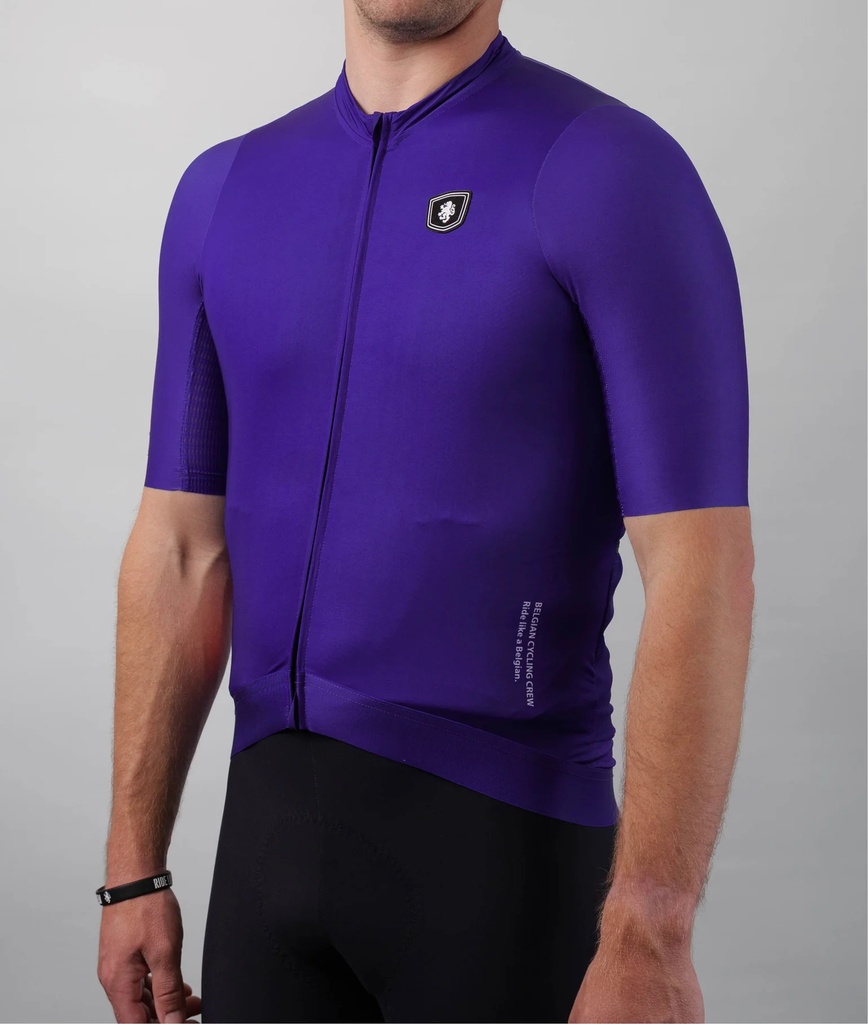 Belgian Crew Jersey shortsleeve 'Koppenberg' (Burple) (XS)