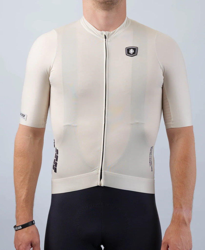 Belgian Crew Jersey shortsleeve 'Koppenberg' (Sand) (XS)