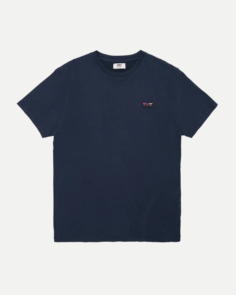 T-shirt Erstwhile 'Waaier' (navy) (S)