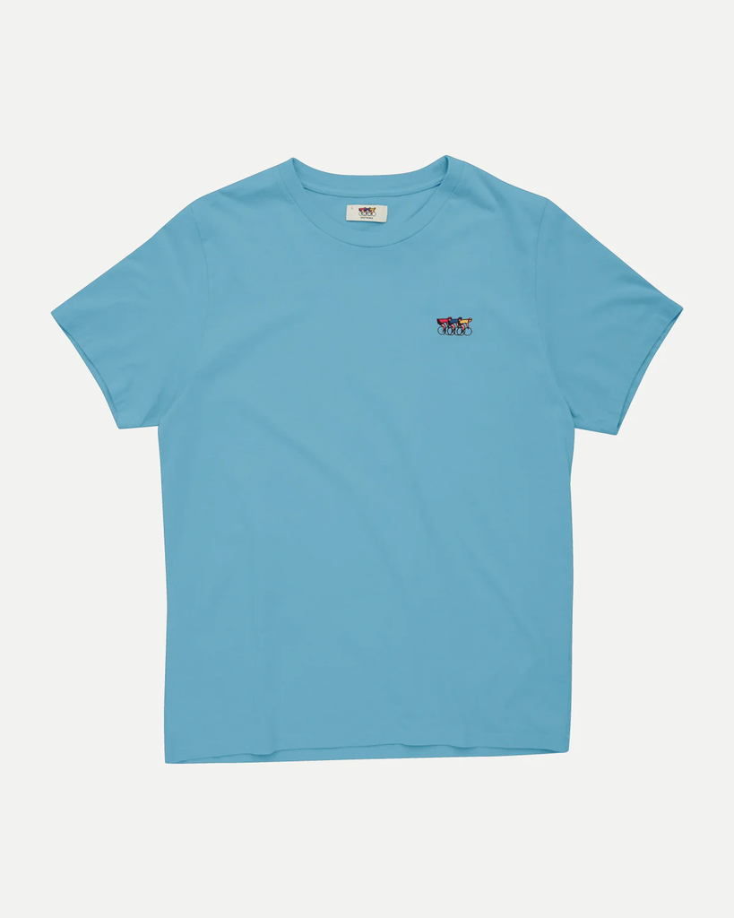 T-shirt 'Waaier' (laguna blue) (XS)