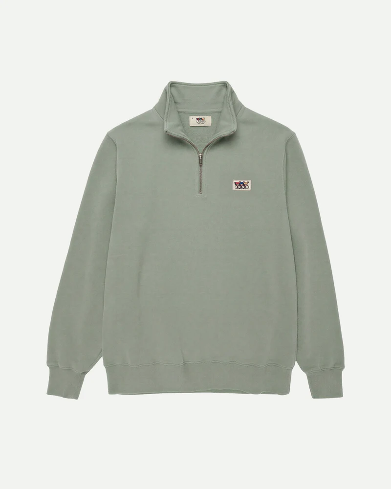 Zip Sweatshirt (Sage)