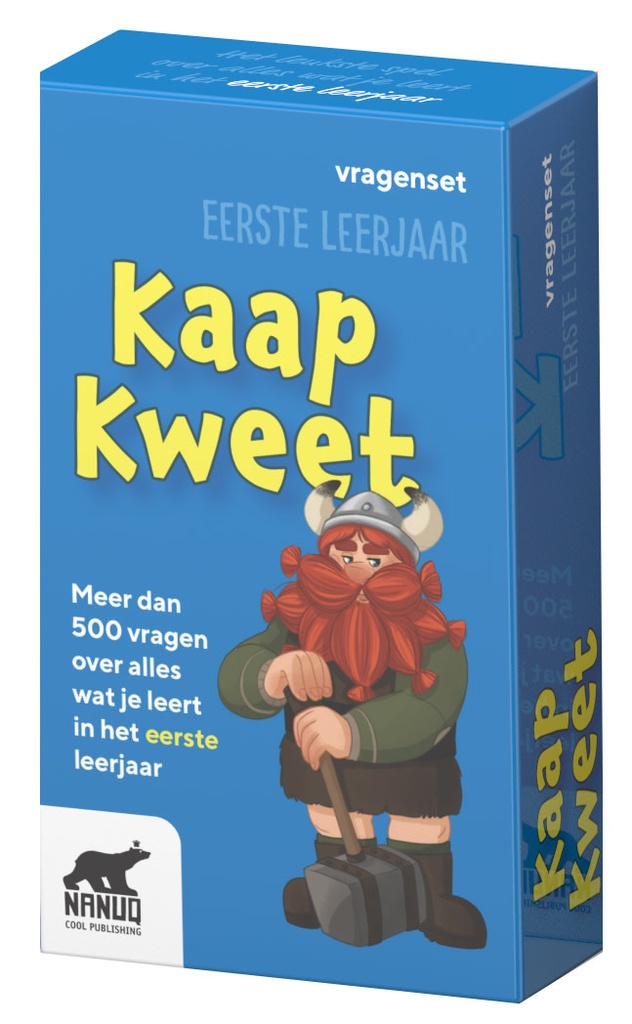 Kaarten gezelschapsspel 'Kaap Kweet' (vragenset 1)