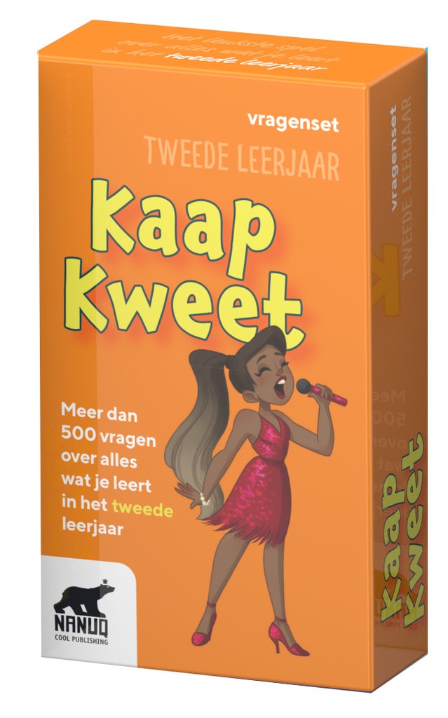 Kaarten gezelschapsspel 'Kaap Kweet' (vragenset 2)