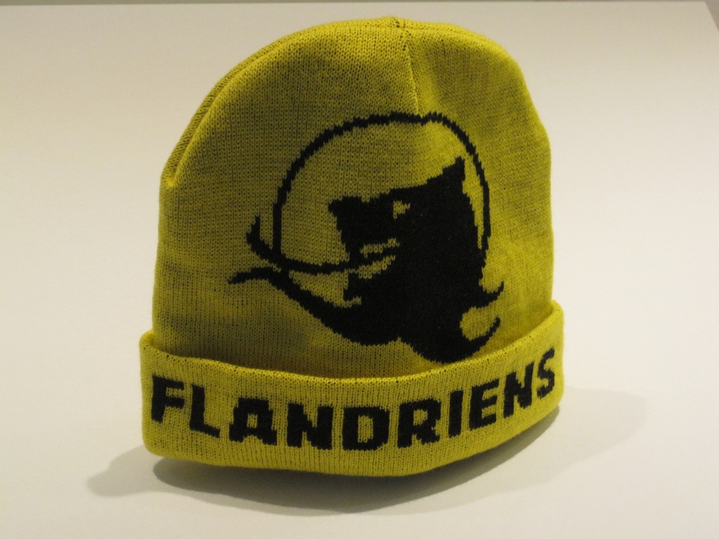 Muts 'Flandriens' (yellow/Vlaamse Leeuw)