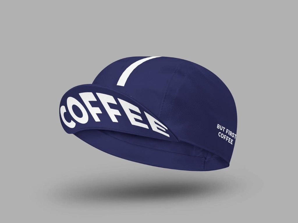 Retropet 'But first coffee' (blue)