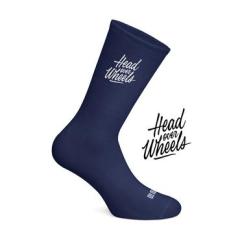 *Sokken 'Head Over Wheels' (blue) (35-38)