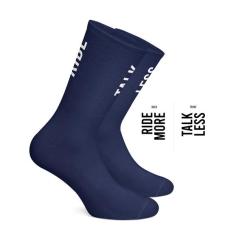 *Sokken 'Ride More Talk Less' (blue) (35-38)