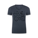 T-shirt 'Pieces de Bicyclette' (D/blauw) 