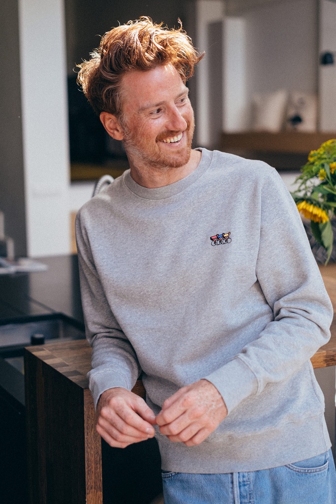 Sweater 'Waaier' (light grey) (S)