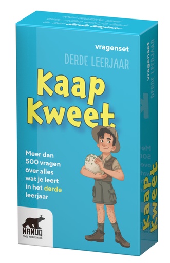 Kaarten gezelschapsspel 'Kaap Kweet' (vragenset 3)