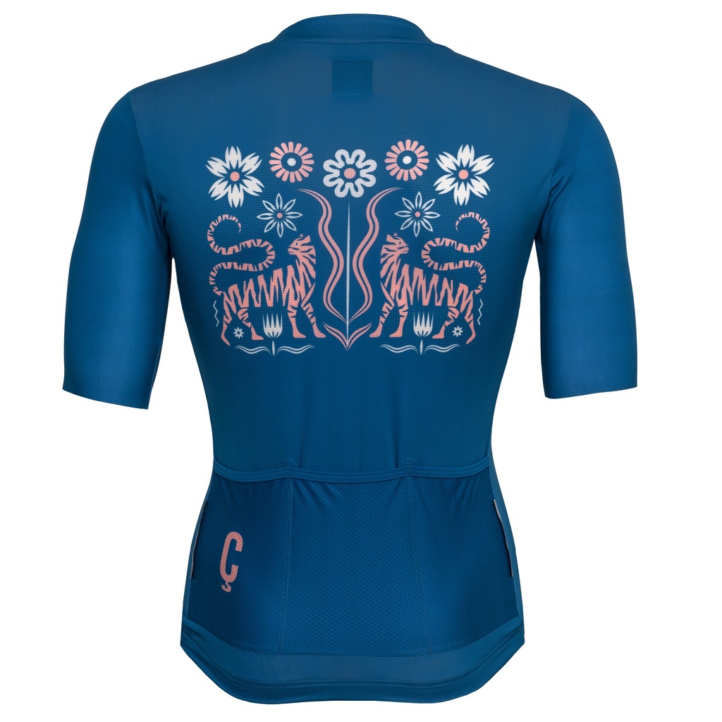 Çois Cycling 'Tiger Jersey' (blue MEN)