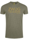 T-shirt 'Zwijg tis koers' (green)