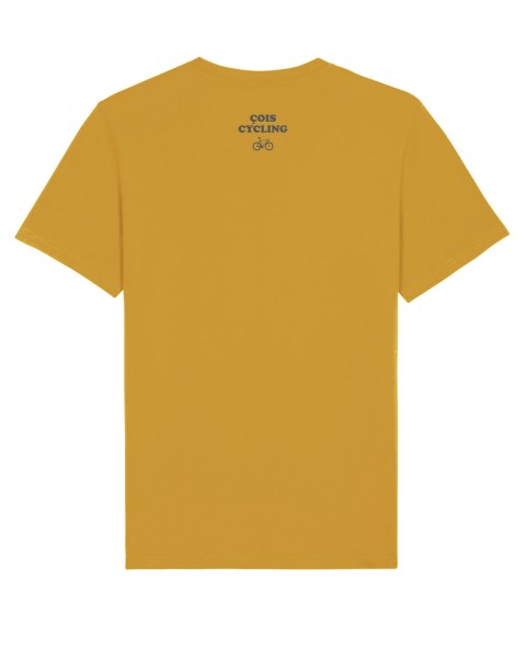 Çois Cycling T-shirt 'Life is better...' (ochre)