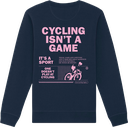 Sweater 'Cycling isn't a game'