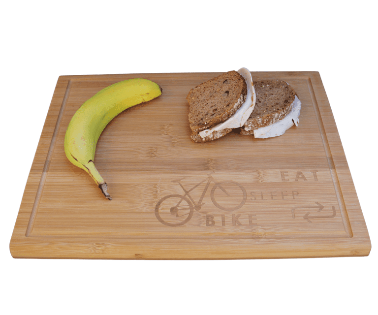 Broodplank 'Eat, sleep, bike'