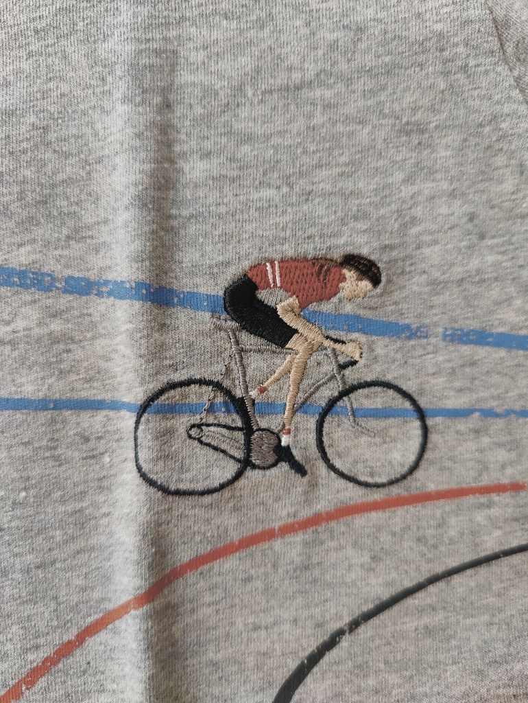 Le Patron T shirt WMN Velodroom Tee ( grey)