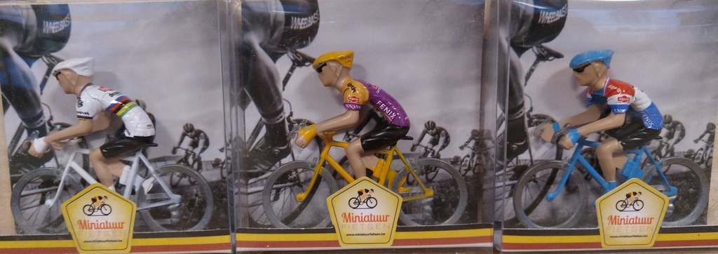 Miniatuurfietsen 'Mathieu Van der Poel' (set van 3)