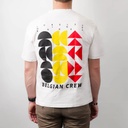 T shirt Belgian Crew' Elements' white