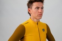 Belgian Crew 'Boom' thermal jersey (Yellow/Brown)