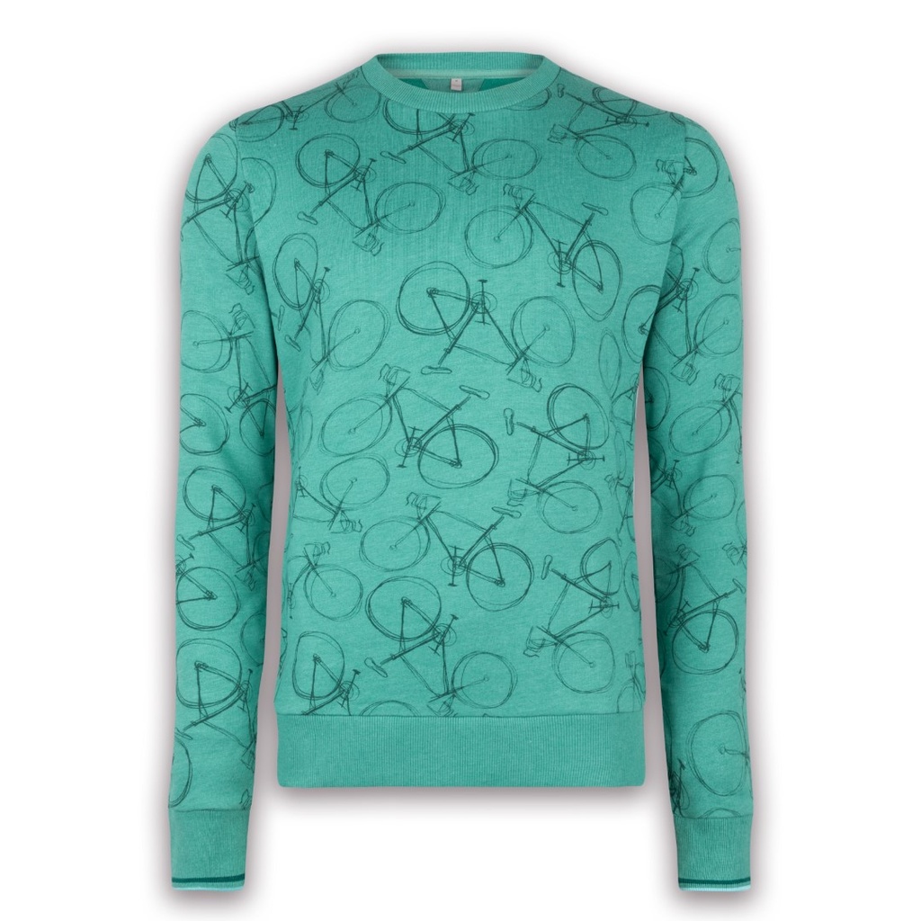 Le Patron sweater 'Sweat á bicyclette' (wmn/melange)