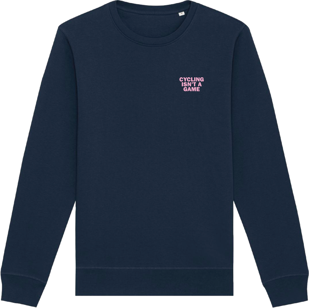 Sweater 'Cycling isn't a game'
