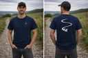 T Shirt Cobbles French Navy 'Afdaling'