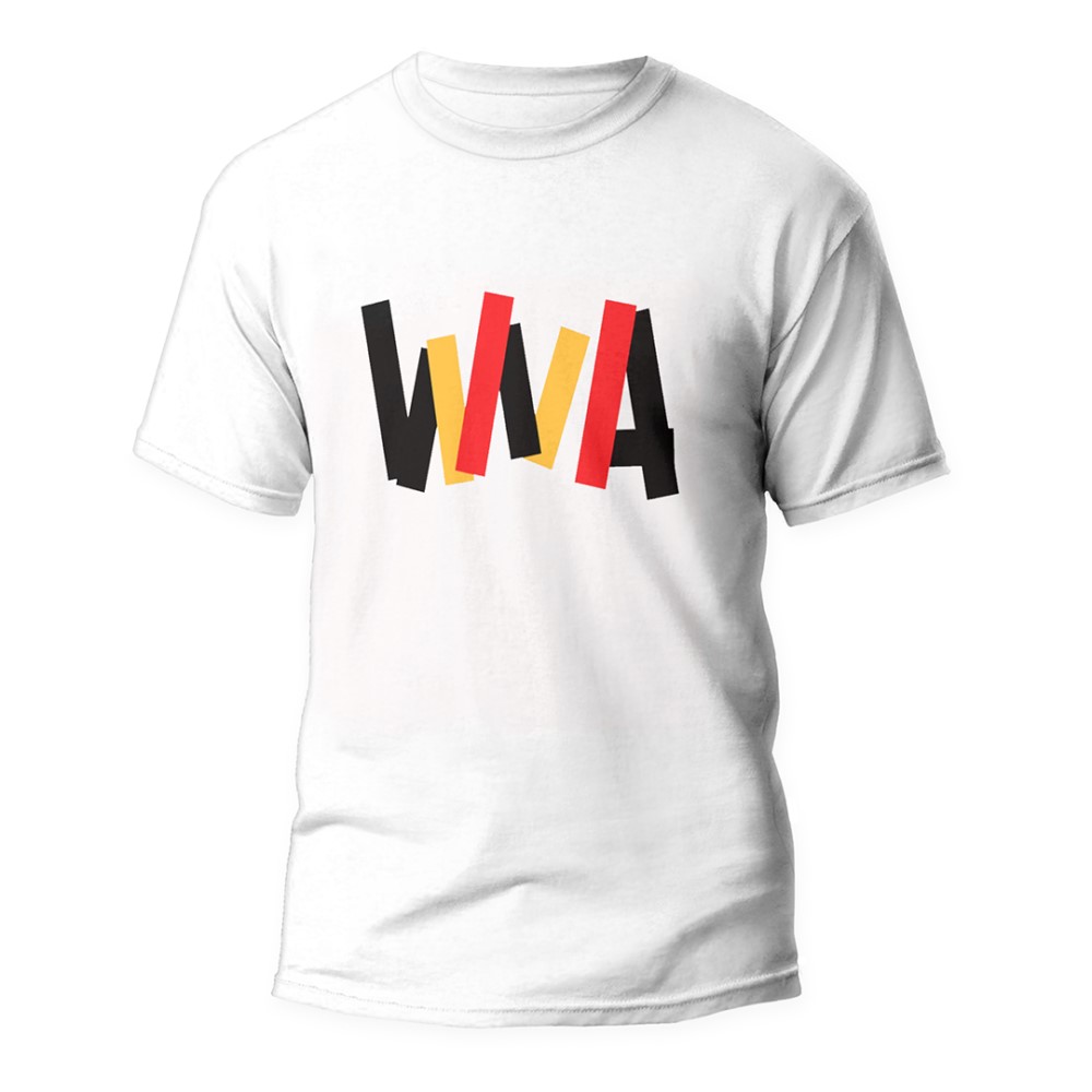 T shirt 'WVA' Wout Van Aert wit