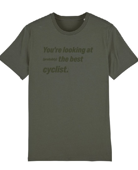 T Shirt Cobbles 'Cyclist' ( green)