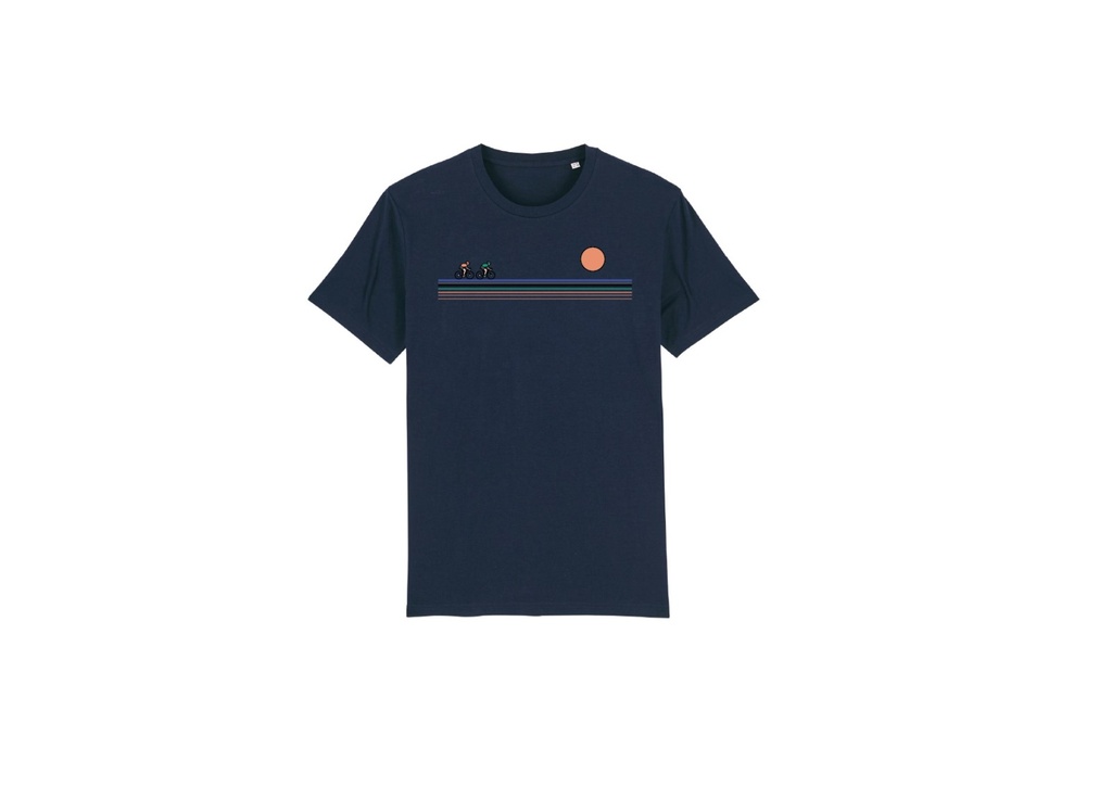 T shirt Cobbles 'Sunset' (heather grey)