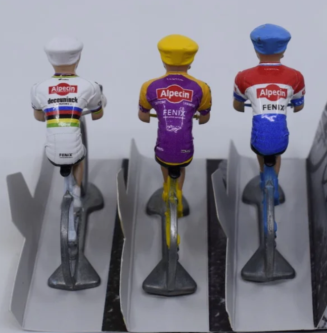 Miniatuurfietsen 'Mathieu Van der Poel' (set van 3)