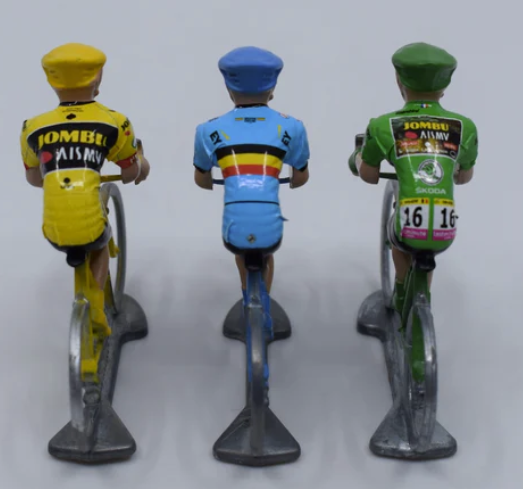 Miniatuurfietsen 'Wout van Aert' (set van 3)