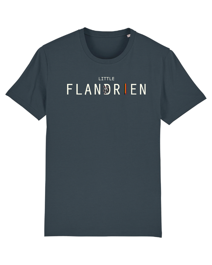 T shirt Cobbles 'Little Flandrien' antraciet (3-4)