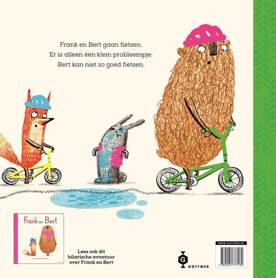 Boek ' Frank en Bert op de fiets'