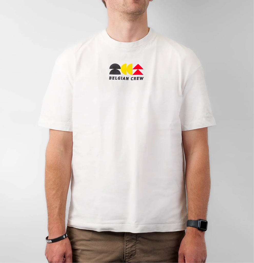 T shirt Belgian Crew' Elements' white (XS)