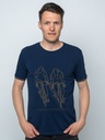 T shirt Le Patron 'Sprint final ' blauw