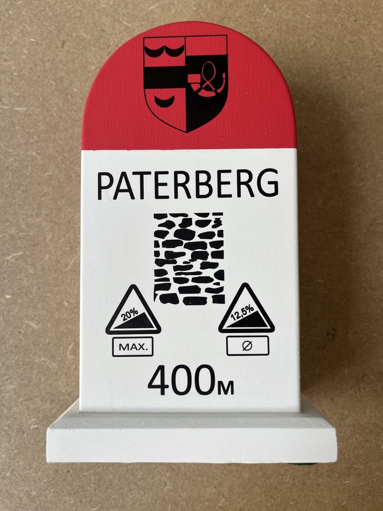 Kilometerpaal 'Paterberg' GROOT!!!