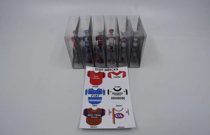 Miniatuurfietsen 'Eddy Merckx' (set van 6)