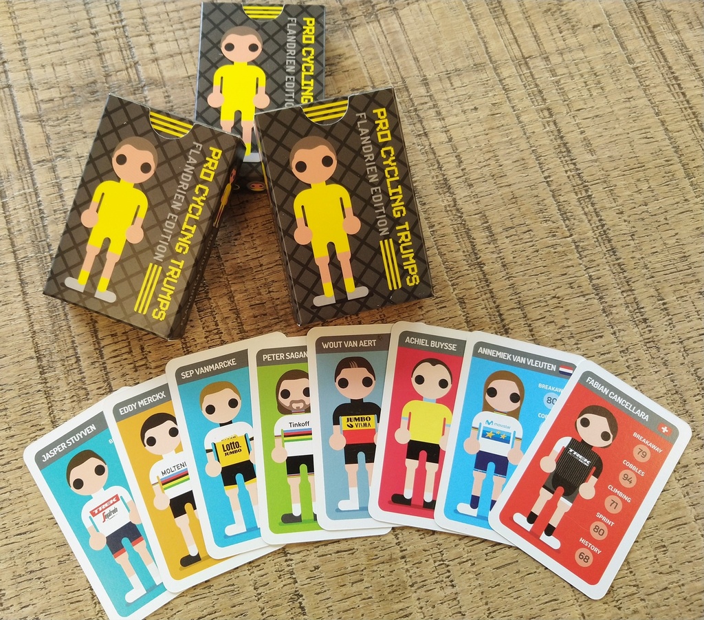 Pro Cycling Trumps 'Flandrien Edition 2' Kaartspel (kopie)