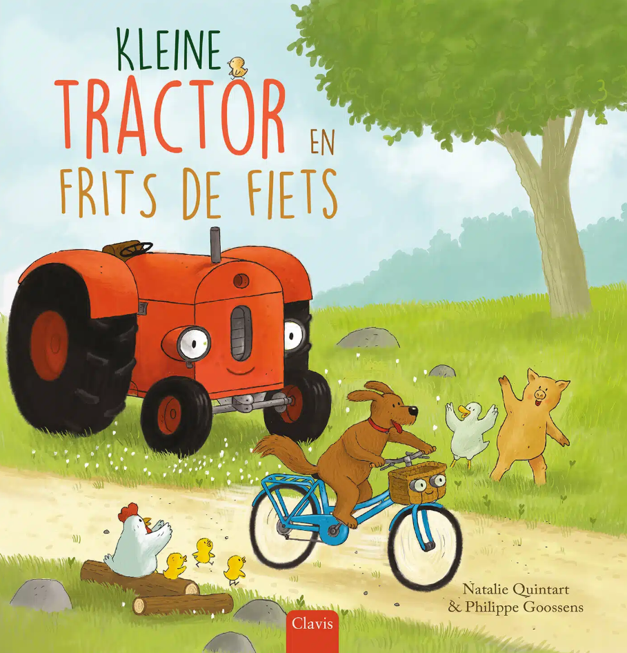 Boek' Kleine tractor en frits de fiets