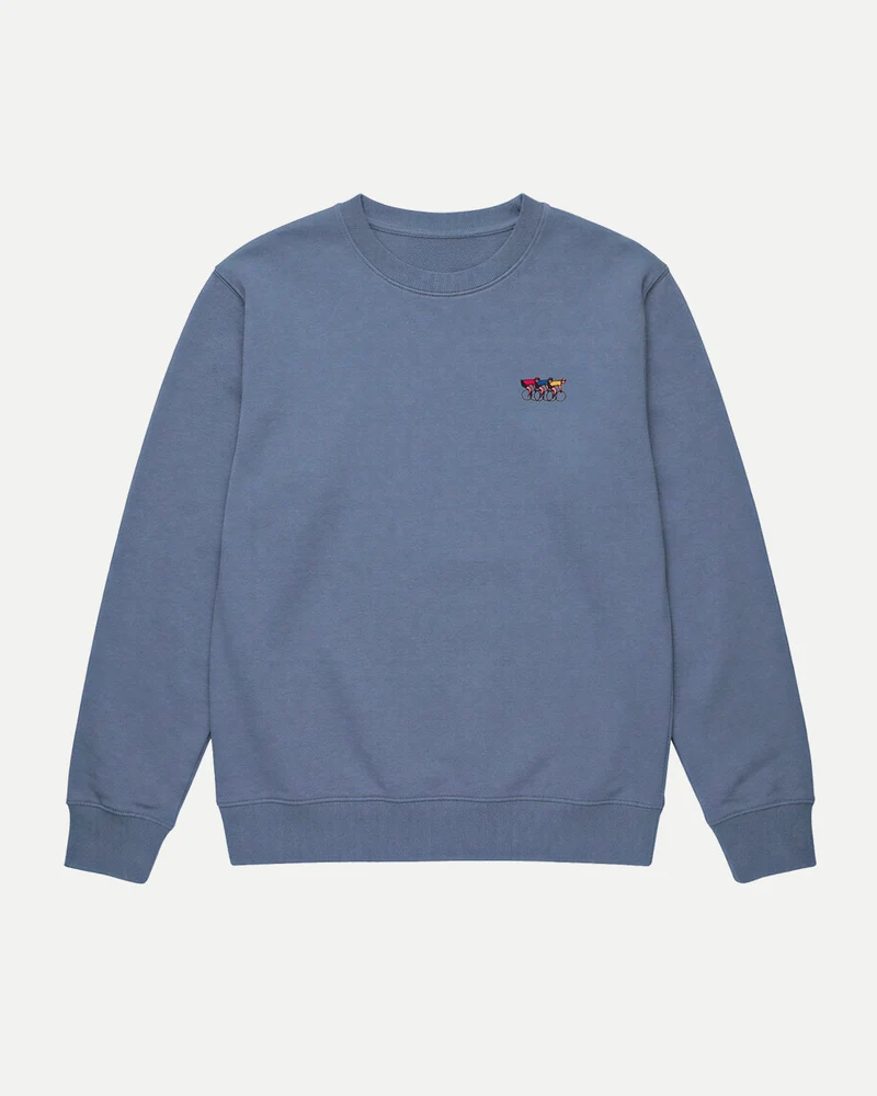 Sweater 'Waaier' (Breezy Blue) (S)