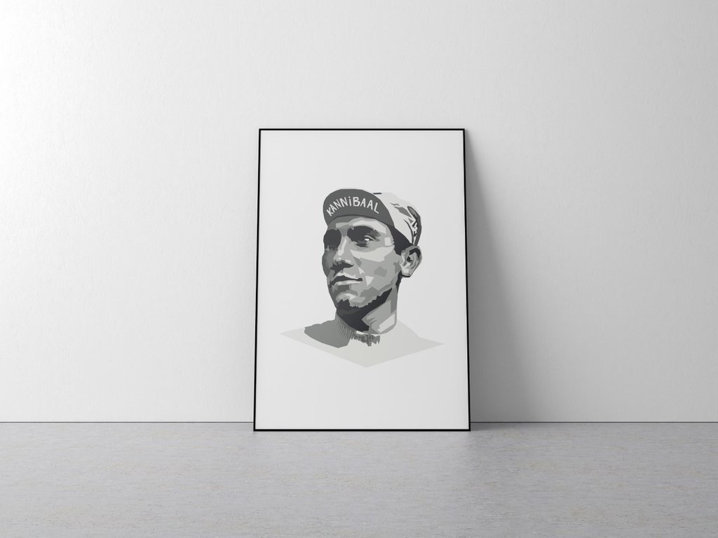 Poster 'Eddy Merckx, Kannibaal'